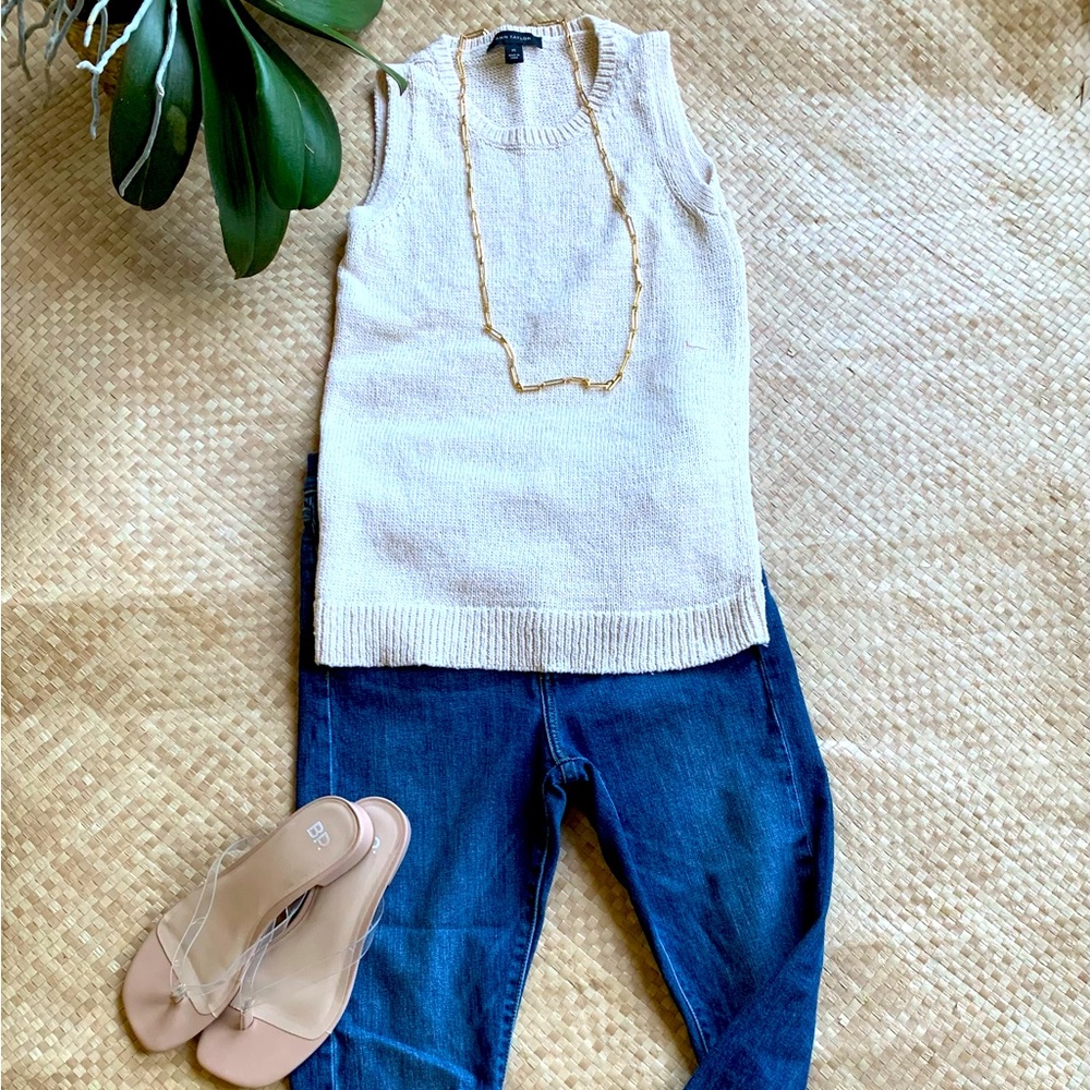 Sweater Sleeveless Top